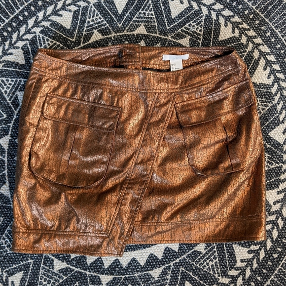 H&M copper skirt